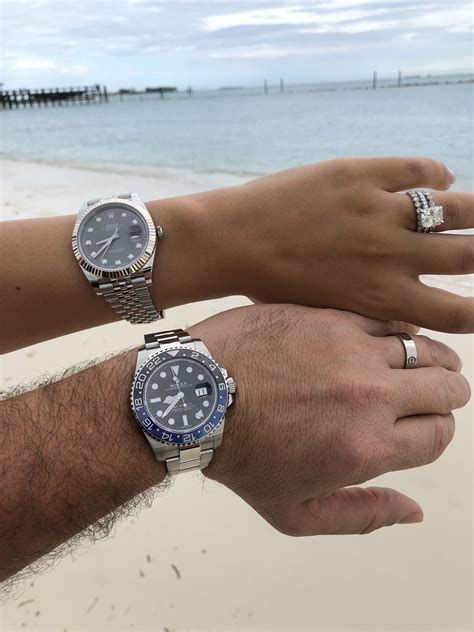 matching his and hers rolex|his and her Rolex watches.